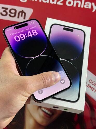 ayfon planşet: IPhone 14 Pro, Deep Purple, Face ID