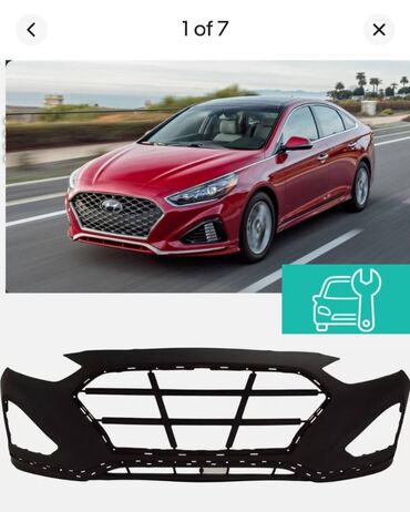 Передние фары: Передний Бампер Hyundai 2018 г., Новый, Аналог