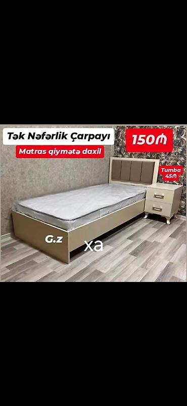 Çarpayılar: Tək nəfərlik çarpayı modelləri - Müxtəlif dizaynlar: ağ korpuslu — 30