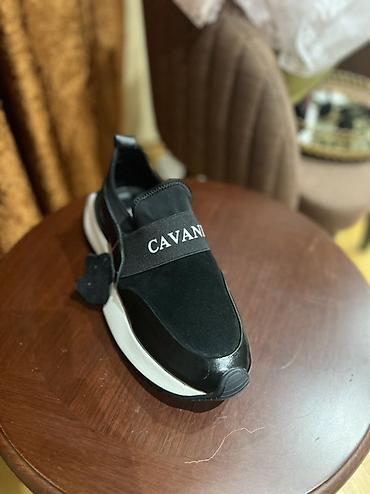roberto cavalli: CAVANI kişi idman ayaqqabısı - Model: slip-on (bağsız), elastik ön — 3