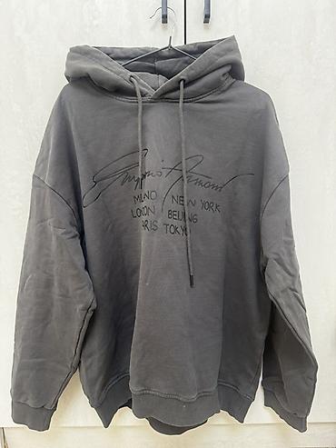 Толстовкалар: Толстовка-худи Armani Jeans (AJ) - Модель: худи с капюшоном и — 1
