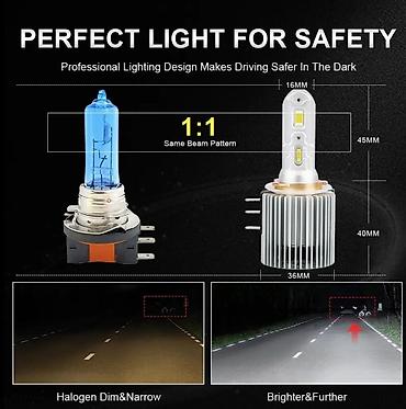 h4 лампа: Продаю новые, очень качественные led лампочки с цоколем H15 — 4