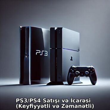 PS3 (Sony PlayStation 3): Ps3/Ps4 satışı və icarəsi günlük,həftəlik,aylıq icarə. Ps3 120gb