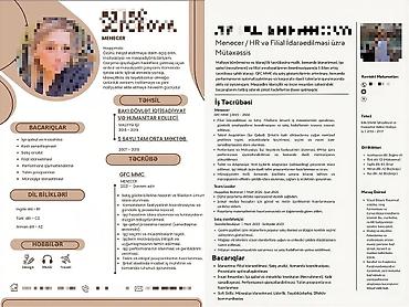 iş el: 📑Peşəkar CV və Resume Hazırlanması - Sektordan və vəzifədən asılı — 6