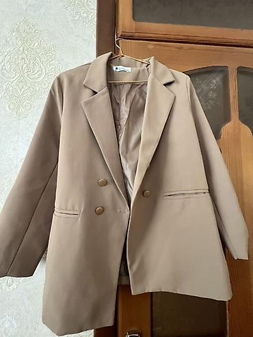pencekler: QiQi brendi qadın blazer - Rəng: bej/şampan tonu - Dizayn: ikicərgəli — 4