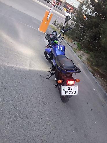 4 ayaq: Moped/Motosiklet – “M50” model (benzinli) - Rəng: mavi - Arxa baqaj — 2