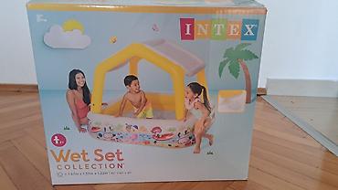 povr: Intex Wet Set Collection dečiji bazen sa nadstrešnicom, namenjen deci — 1