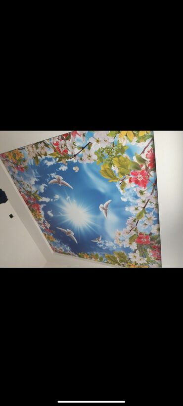 Натяжной потолок: Натяжной потолок Глянцевое, Матовое, 3D потолки Бесплатный замер, Гарантия, Монтаж at lalafo.kg — 8 Натяжной потолок: Натяжной потолок Глянцевое, Матовое, 3D потолки Бесплатный замер, Гарантия, Монтаж — 8