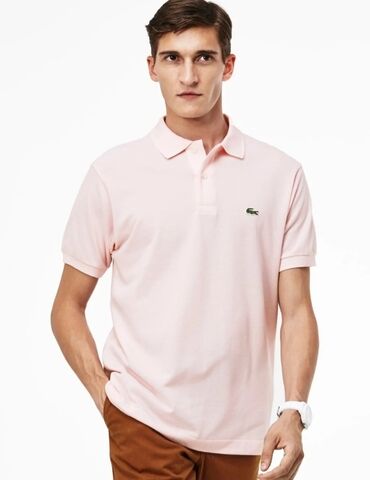 розовые мужские футболки: Футболка L (EU 40), XL (EU 42), цвет - Розовый