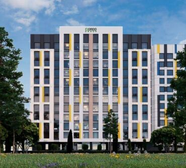 квартира бишкек аренда долгосрочно 1 комнатную: 1 комната, 47 м², Элитка, 5 этаж, ПСО (под самоотделку)
