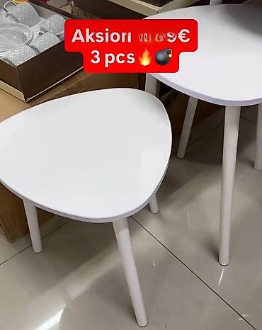 jysk cipelarnik: Set od 3 pomoćna/klub stolića – moderni nordijski dizajn - Pakovanje — 4