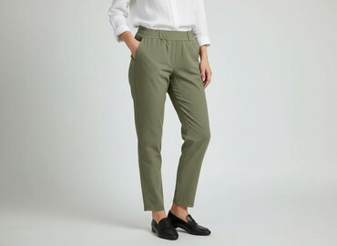 Women's Pants: Spodnie materiałowe damskie, rozmiar M