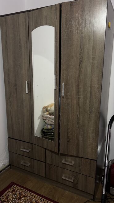 садовые мебели: Кийим салуучу шкаф, Колдонулган, Түз, ЛДСП