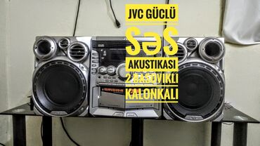 Musiqi mərkəzləri: JVC 2 Basovikli Kalonka Güclü Səs Effekti var Ad Günü və s