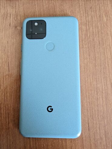 телефон не бу: Google Pixel 5, Б/у, 128 ГБ, цвет - Зеленый, 2 SIM