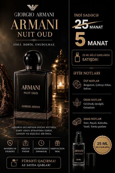 Şəxsi əşyalar: Premium ətir kolleksiyası – 25 ml milli qablar 1) Gucci Guilty Men – — 3