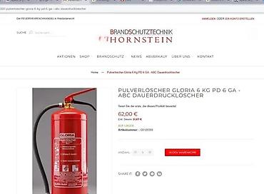 Oprema i sredstva za zaštitu: GLORIA protivpožarni aparat – model PD 6 GA, tip: stalno pod pritiskom — 1