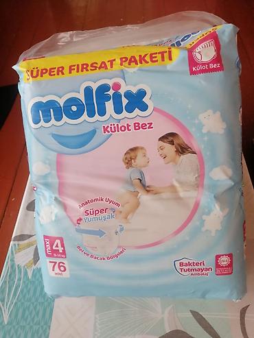 Uşaq dünyası: Salam aleykum Oglan ve qiz uşaqlari ücün 4nömre Molfix uşaq bezi — 1