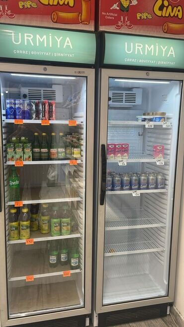 Restoran mebeli: Sok su soyducu satilir 2 eddedir az istifade olunub curuyu pasi yoxdur