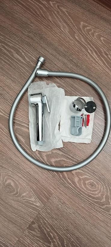 mop dəsti: Bide duşu başlığı (əl spreyi) - Material: xrom örtüklü korpus, boz — 4