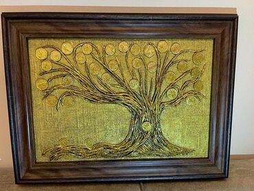 Şəkillər, tablolar: Картина «Денежное дерево »💰💵 Ручная работа денежки настоящее! — 4