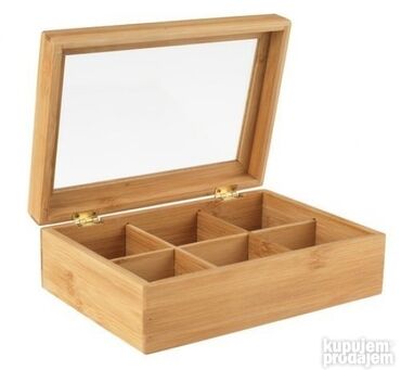 stakla za lustere: Organizer, Wood, color - Brown, Used