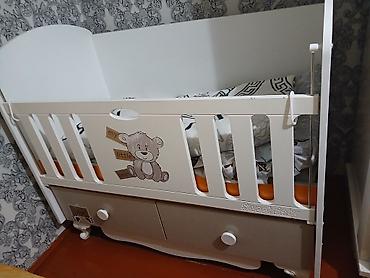 mebel kredit: Для девочки и мальчика, Новый, Четырехугольная, Колыбель, Без бортиков, Без матраса, Без механизма качания — 1