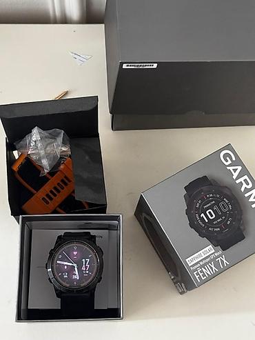 apm monaco бишкек: Garmin Fenix 7X Sapphire Solar — мультиспорт часы с GPS и солнечной — 1