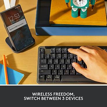 logitech mx: Клавиатура, Logitech, Механическая, Bluetooth, Проводное подключение, Размер: 80% — 2