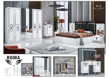 перла мебель баку: İkinəfərlik çarpayı, Dolab, Termo, 2 tumba, Türkiyə, Yeni