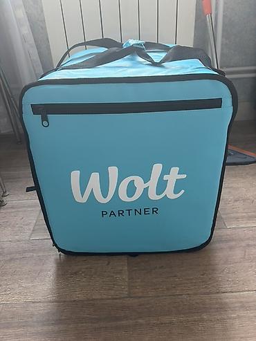 Wolt Partner termal çatdırılma çantası - Rəng: açıq mavi, qara lalafo.az -da Wolt Partner termal çatdırılma çantası - Rəng: açıq mavi, qara