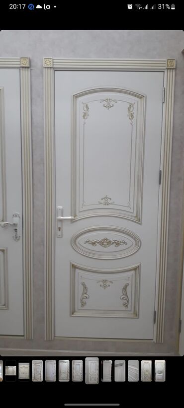 Otaq qapıları: Rusiya istehsalı
qapı modeli 
Zamok
Petlələr
Çərçivələr
Naliçniklər — 31