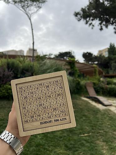hedef qutusu: Böyük hədəflər planlı qənaətlə başlayır. 💵✨ Bu taxtadan hazırlanmış — 5