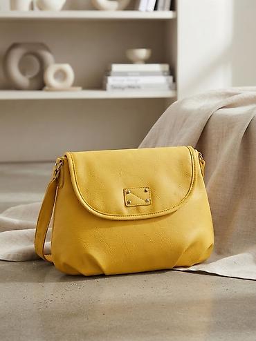 gucci kais zenski: Ženska torba preko ramena – žuta - Materijal: veštačka koža (eko — 1