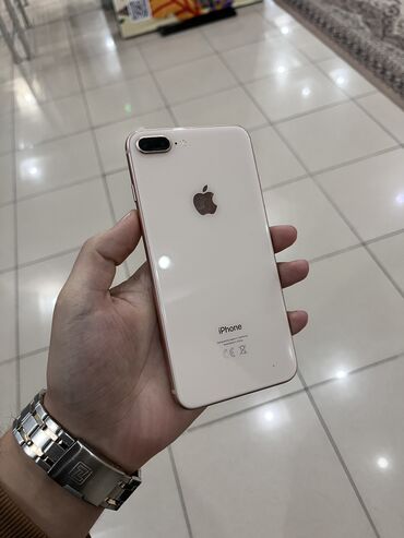 ihone 7 plus: IPhone 8 Plus, 128 GB, Rose Gold, Zəmanət, Barmaq izi, Simsiz şarj