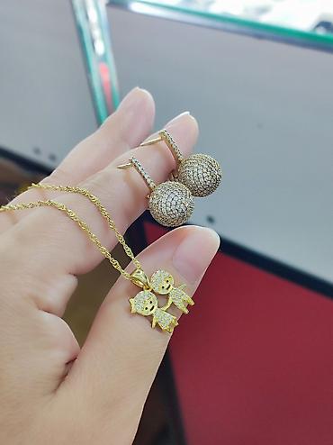 Серебряные серьги: Серебро Италия Серебряный Серьги+ Цепочка с подвеской Цена 4500сом — 7