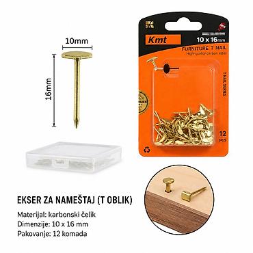 KMT Bakreni ekseri sa mehurićima 10 mm – pakovanje 40 kom Praktični