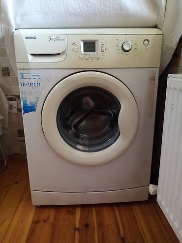 Бытовая техника: Стиральная машина Beko, 5 кг, Б/у, Автомат, Без сушки — 1