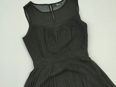 rozkloszowane czarne spódniczka: Sukienka, S, stan - Bardzo dobry