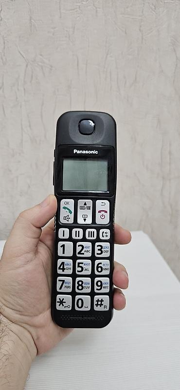telefonlae: Stasionar telefon Panasonic, Simsiz, İşlənmiş, Ünvandan götürmə — 3