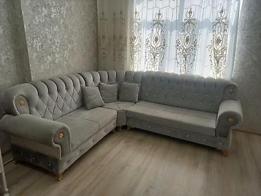 oturacaq uzu: Klassik üslubda dəst mebel - Yemək masası: Qəhvəyi mərmər fakturalı — 3