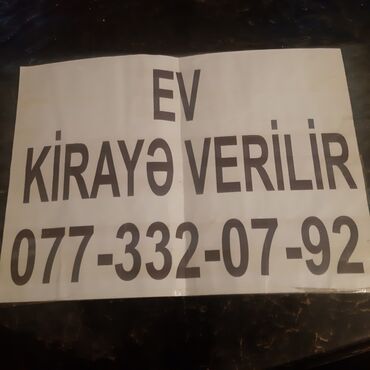 günlük kiraye evlər: 13 kv. m, 2 otaqlı, İşıq, Su, Kanalizasiya