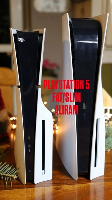 PS5 (Sony PlayStation 5): Salam Playstation 5 Fat/Slim aliram yuksek qiymete