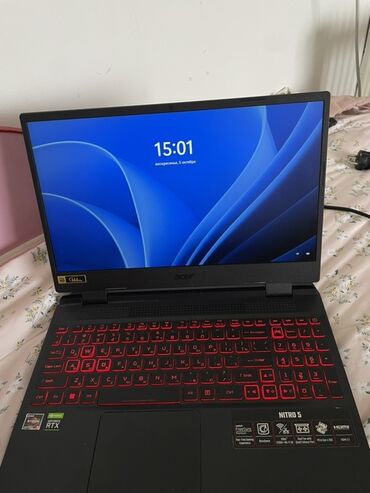 проводные студийные наушники: Ноутбук, Acer, 15.6 ", Игровой, память SSD
