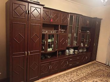 tekstil baku: Qonaq otağı üçün klassik “stena” mebeli - Material: ağac əsaslı — 1