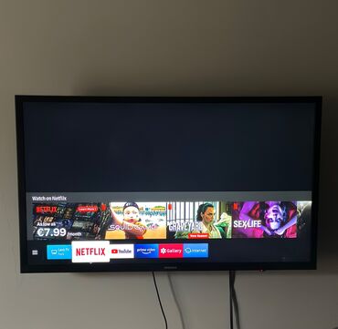 sharp televizorlar: İşlənmiş Televizor Samsung Led 32" FHD (1920x1080), Ödənişli çatdırılma, Ünvandan götürmə