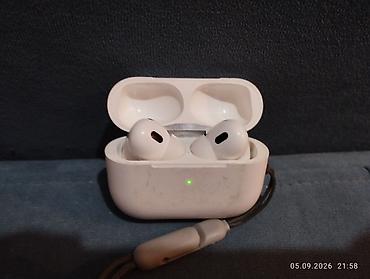аудио техника: Беспроводные вакуумные наушники, Apple, AirPods Pro, Б/у — 3