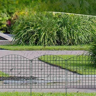 Baštenska dekoracija: Dekorativna i zaštitna baštenska ograda – komplet set - Fleksibilni — 9