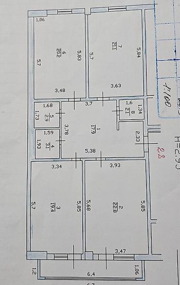 Продажа квартир: 3 комнаты, 117 м², Элитка, 10 этаж, Евроремонт — 2