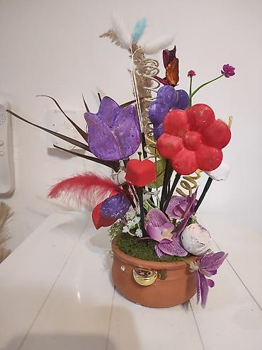 Ostali kućni dekor: Ručne dekorativne aranžmane u saksiji - Unikatne kompozicije od — 2